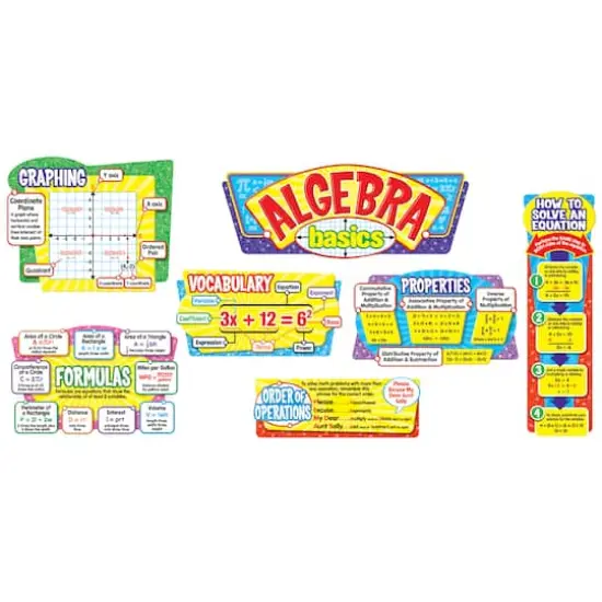 Trend Enterprises Algebra Basics Bulletin Board Set {1}