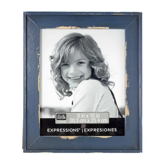 Expressions&trade; 8" x 10" Country Frame by Studio D&eacute;cor&reg; Blue {3}