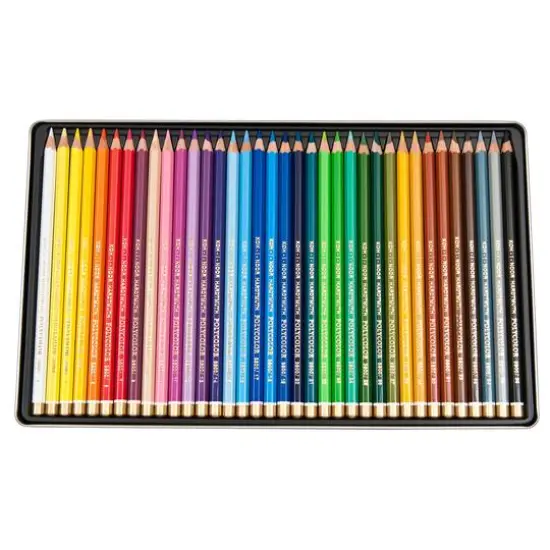 Koh-I-Noor Polycolor Colored Pencil 36 Color Tin Set {3}