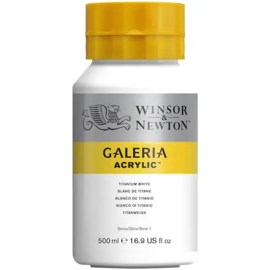 Winsor & Newton&trade; Galeria Acrylic&trade;, 500mL Titanium White {1}