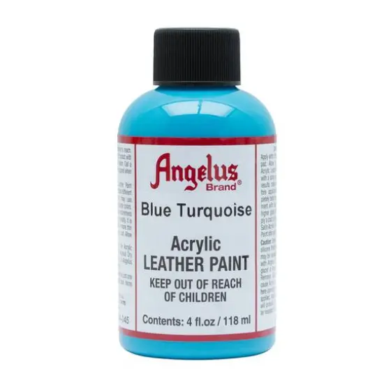 Angelus&reg; Acrylic Leather Paint, 4oz. Blue Turquoise {1}