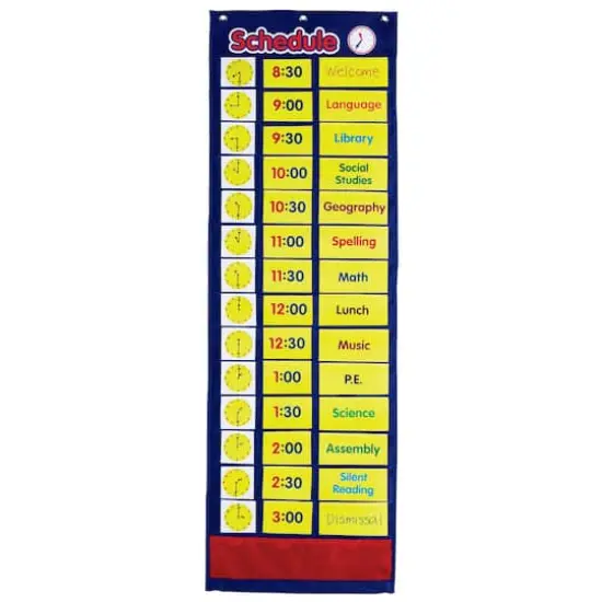 Learning Resources&reg; Daily Schedule Pocket Chart {1}