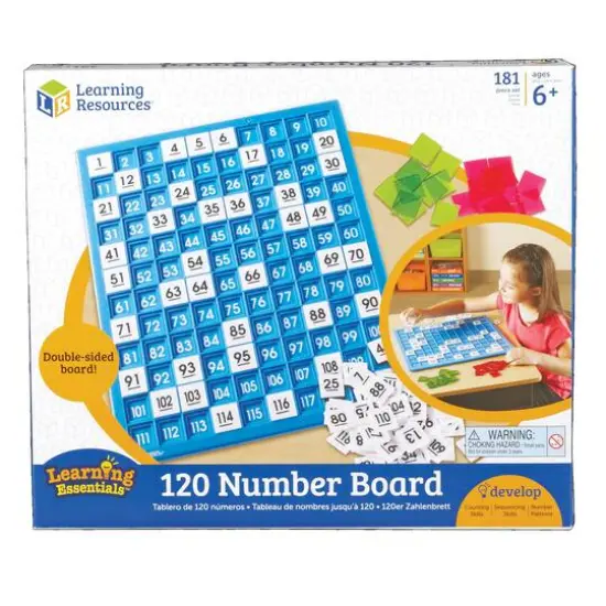 Learning Resources&reg; 120 Hundreds Board {3}