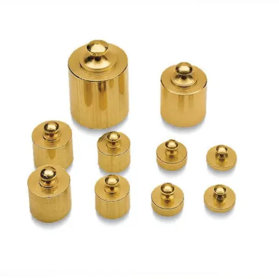 Brass Mass Precision Weight Set, 10 Pack {1}