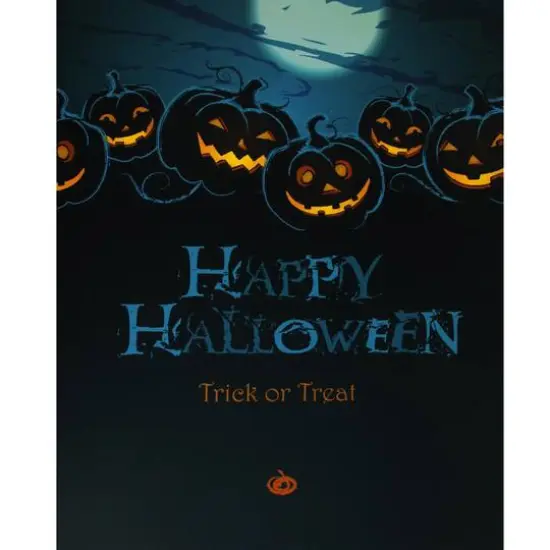 Happy Halloween: Trick or Treat LED Jack-O'-Lanterns Canvas Wall Art {3}