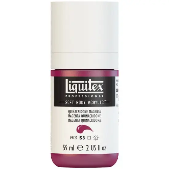 Liquitex&reg; Professional Soft Body Acrylic Bottle, 2oz. Quinacridone Magenta {1}