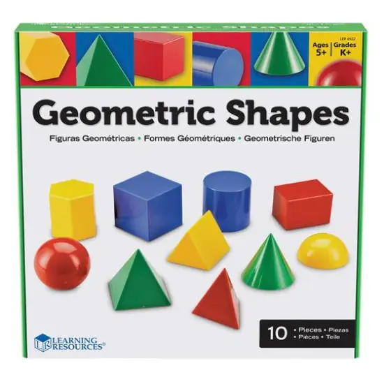 Learning Resources&reg; Large Geometric Shapes, Set of 10 {3}