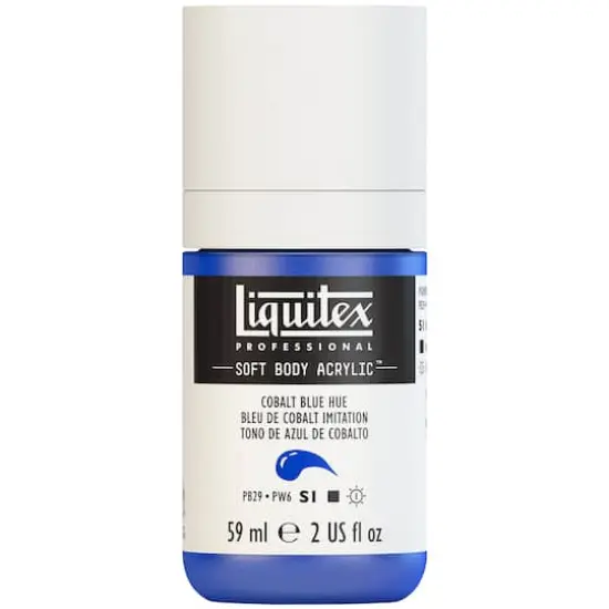 Liquitex&reg; Professional Soft Body Acrylic Bottle, 2oz. Cobalt Blue Hue {1}
