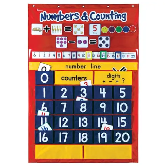 Learning Resources&reg; Numbers & Counting Pocket Chart {1}