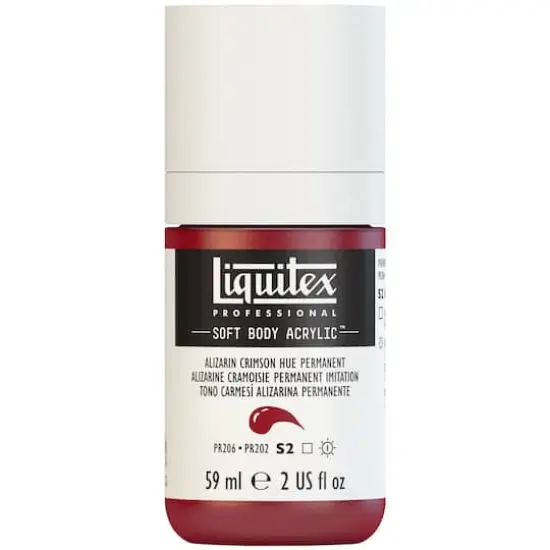 Liquitex&reg; Professional Soft Body Acrylic Bottle, 2oz. Alizarin Crimson Hue Permanent {1}