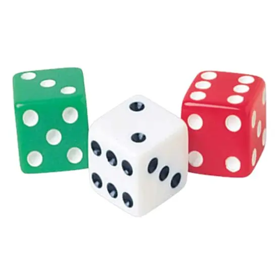 Learning Resources&reg; 36 Pack Dot Dice, 3 Sets {1}
