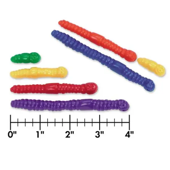 Learning Resources&reg; Measuring Worms&trade;, Set of 72 {3}