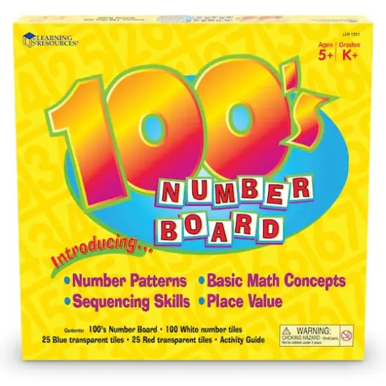Learning Resources&reg; 100's Number Board {3}