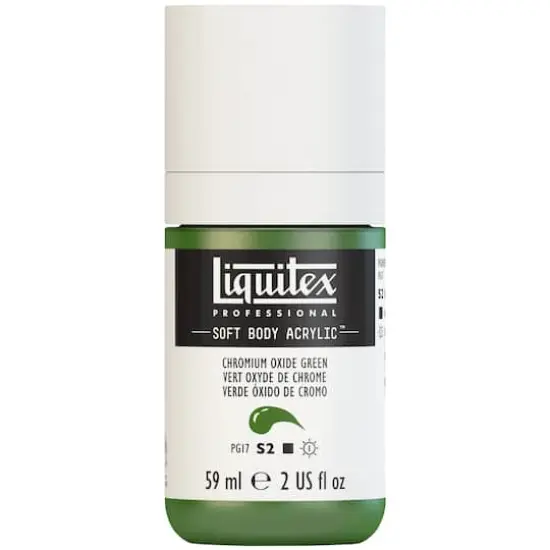 Liquitex&reg; Professional Soft Body Acrylic Bottle, 2oz. Chromium Oxide Green {1}