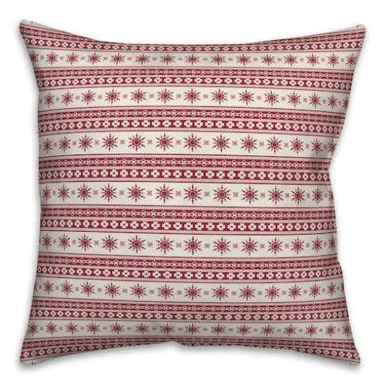 Designs Direct Our Cheeks are Nice & Rosy Wreath 18x18 Throw Pillow {3}