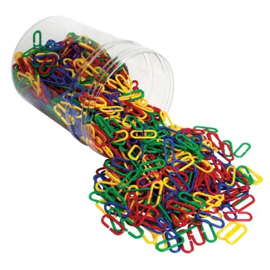 Learning Resources&reg; Link &lsquo;N&rsquo; Learn&reg;&nbsp;Links in a Bucket, Set of 500 {1}