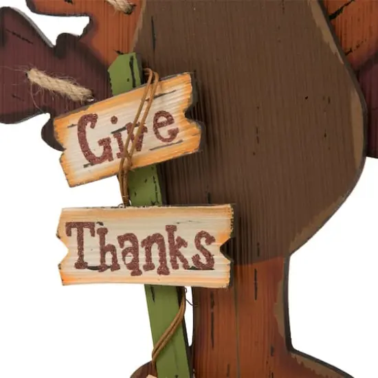 Glitzhome&reg; 'Give Thanks' Turkey D&eacute;cor {7}