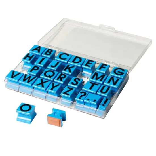 Educational Insights&reg; Uppercase Alphabet Rubber Stamps {3}