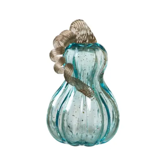 Glitzhome&reg; Glass Gourd, Blue {1}