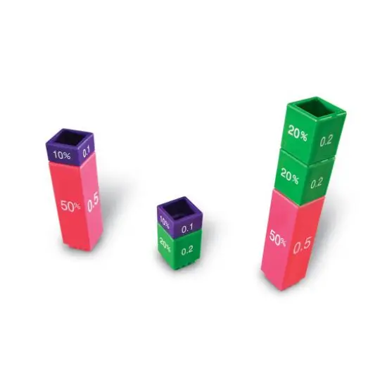 Fraction Tower&reg; Equivalency&nbsp;Cubes {4}