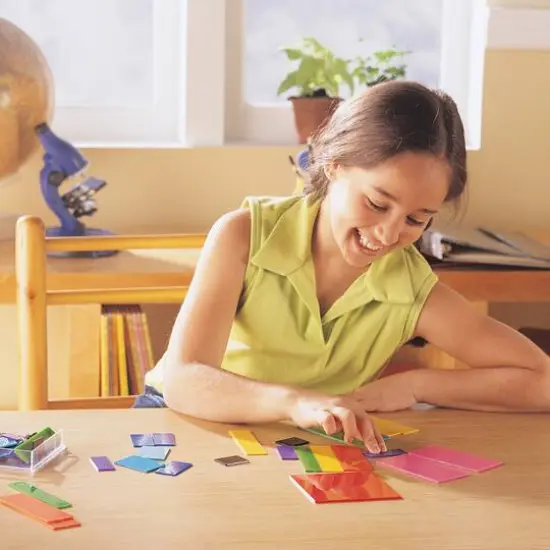 Learning Resources&reg; Rainbow Fraction&reg; Deluxe Squares, 3 Sets {3}