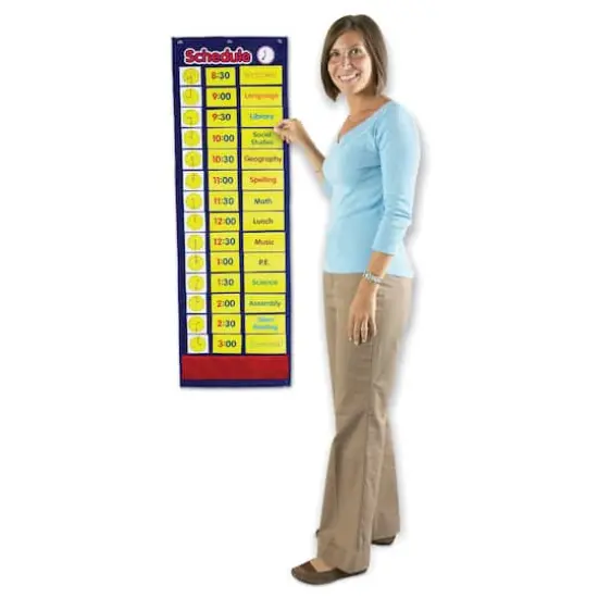 Learning Resources&reg; Daily Schedule Pocket Chart {3}
