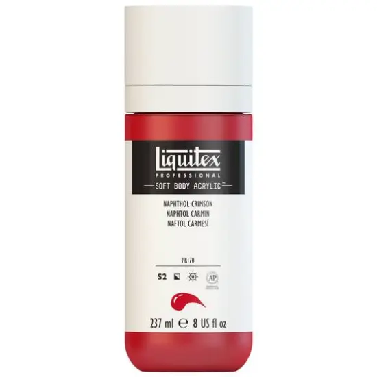 Liquitex&reg; Professional Soft Body Acrylic Color, 8oz. Naphthol Crimson {1}