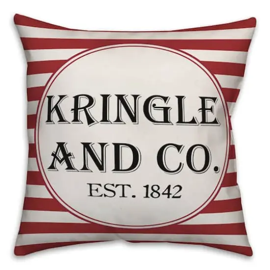 Designs Direct Kringle & Co. 18x18 Throw Pillow {1}