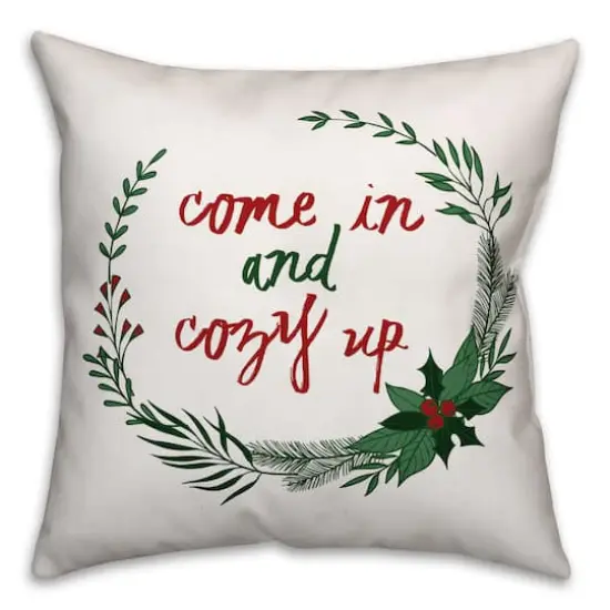 Come In & Cozy Up Throw Pillow {1}