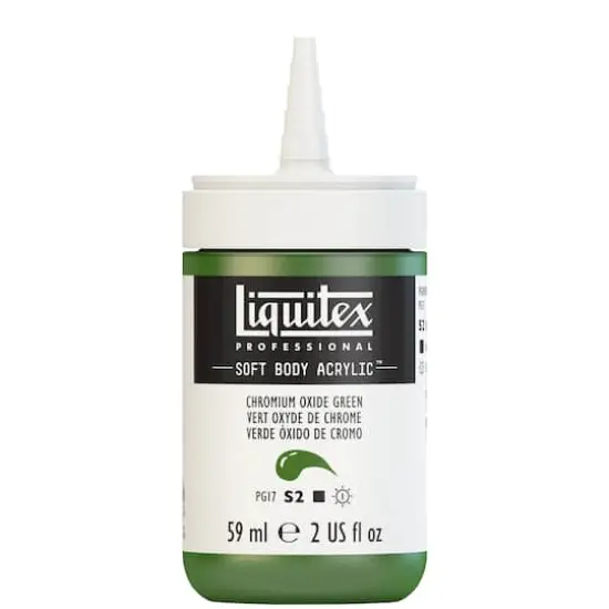 Liquitex&reg; Professional Soft Body Acrylic Bottle, 2oz. Chromium Oxide Green {3}