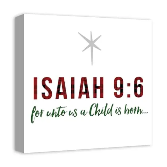 Isaiah 9:6 Canvas Wall Art {4}