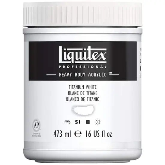 Liquitex&reg; Professional Heavy Body Acrylic&trade; Paint, 16oz. Titanium White {1}