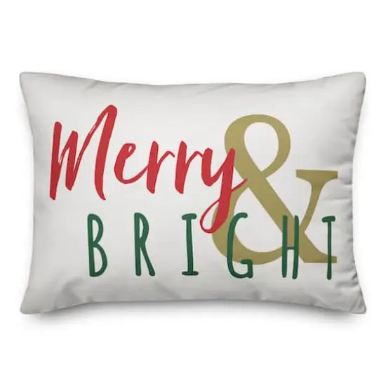 Designs Direct Merry & Bright 14x20 Throw Pillow {1}