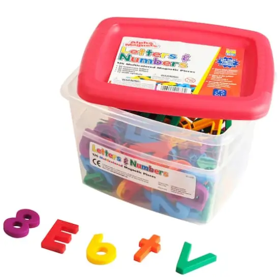 AlphaMagnets&reg; Multicolored Letters & Numbers Combo Set, 126ct. {1}