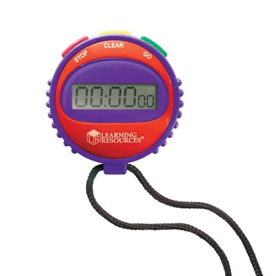 Learning Resources&reg; Simple Stopwatch, Pack of 2 {1}