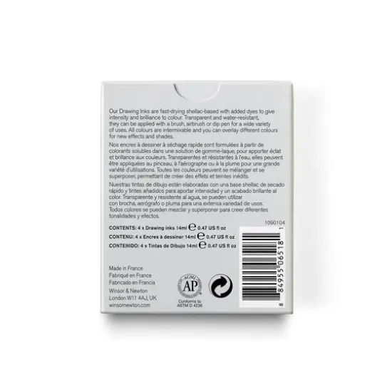 Winsor & Newton&reg; Drawing Ink Collection Rich Tones Set {4}