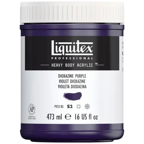 Liquitex&reg; Professional Heavy Body Acrylic&trade; Paint, 16oz. Dioxazine Purple {1}