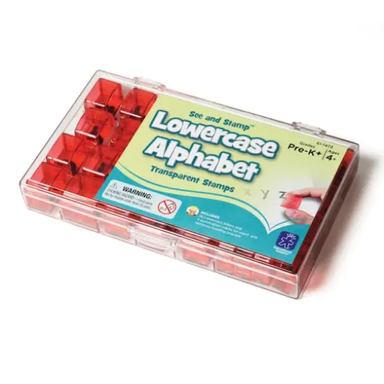 See And Stamp&trade; Lowercase Alphabet Transparent Stamps {1}
