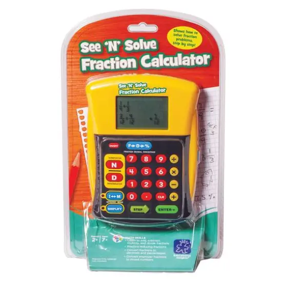 See 'N' Solve Fraction Calculator {4}