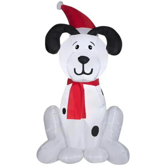 3.5ft. Airblown&reg; Inflatable Christmas Dalmatian Puppy {1}