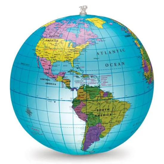 Learning Resources&reg; 11" Inflatable Light-Up Globe {1}