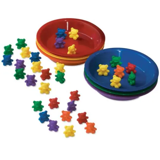Learning Resources&reg; Baby Bear&trade;&nbsp;Sorting Set, 102 Bears, 6 Bowls {1}