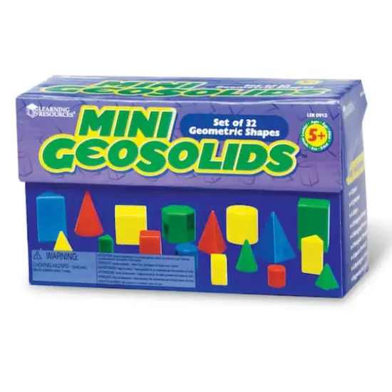 Learning Resources&reg; Mini GeoSolids&reg; Set of 32 {3}