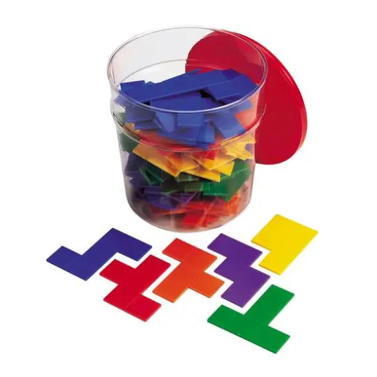 Learning Resources&reg; Rainbow&trade; Premier Pentominoes, 72 Pieces {1}