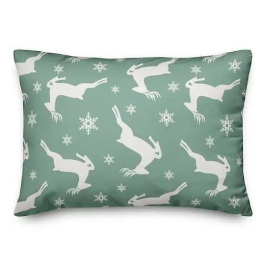 Designs Direct Joy to the World Reindeer 14x20 Throw Pillow {3}