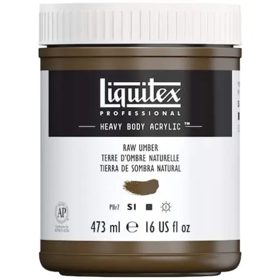 Liquitex&reg; Professional Heavy Body Acrylic&trade; Paint, 16oz. Raw Umber {1}