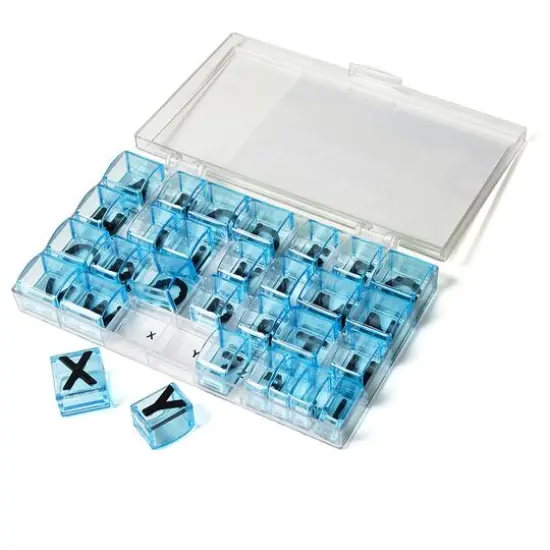 See And Stamp&trade; Uppercase Alphabet Transparent Stamps {3}