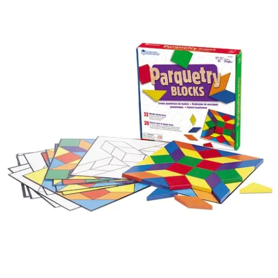 Learning Resources&reg; Parquetry Blocks Activity Set, 52 Pieces {1}