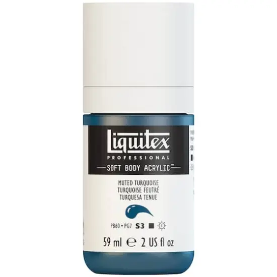 Liquitex&reg; Professional Soft Body Acrylic Bottle, 2oz. Muted Turquoise {1}