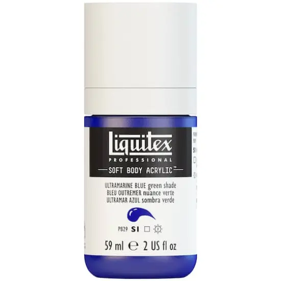 Liquitex&reg; Professional Soft Body Acrylic Bottle, 2oz. Ultramarine Blue (Green Shade) {1}